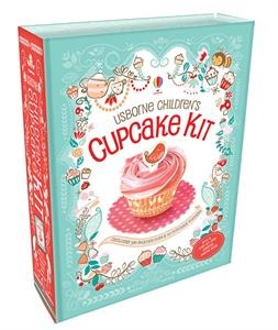 A fantastic kit containing a 64 page recipe book, enough prettily decorated cupcake cases (in two sizes) to make each recipe at least once, and delightful cupcake toppers.