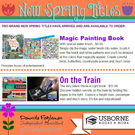 New Spring Titles with Usborne Books & More