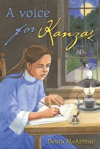 “Kanzas” Territory in 1855 is a difficult place to settle, particularly for a 13-year-old poet like Lucy Thomkins. Between the proslavery Border Ruffians and Insiders like her father who are determined to make Kansas a free state (not to mention the snakes and the dust storms), it’s hard to be heard, no matter your age. But after Lucy makes two new friends – a local Indian boy and a girl whose family helps runaway slaves – she makes choices to prove to herself and others that words and poems are meaningless without action behind them.