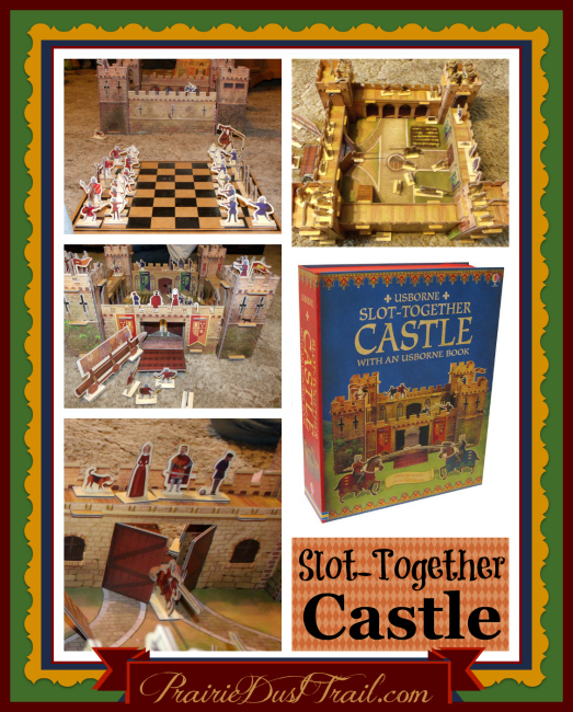 For having a great party, I received a 50% off hostess special. I picked out this Slot-Together Castle. The children are thrilled with it!