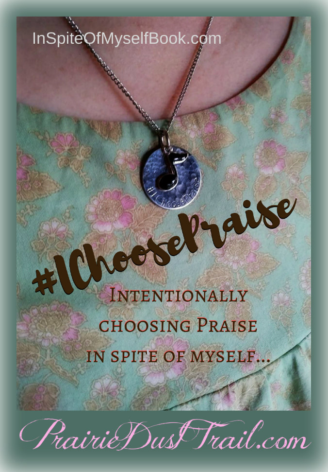 Have you had a difficult time lately? Have you found yourself not feeling like praising? I encourage you to be intentional about choosing praise. I'm making a commitment right now. Join me on Instagram as #IChoosePraise this fall.