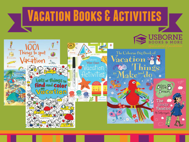 Whether your family travels or not, we do find ourselves needing to spend more time in the vehicle than we'd like sometimes. With children, that in and of itself can be quite a trial. I am loving Usborne Books and More Activity and Sticker books.