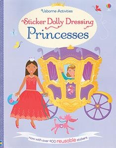  Sticker Dolly Dressing Princesses (Reusable)