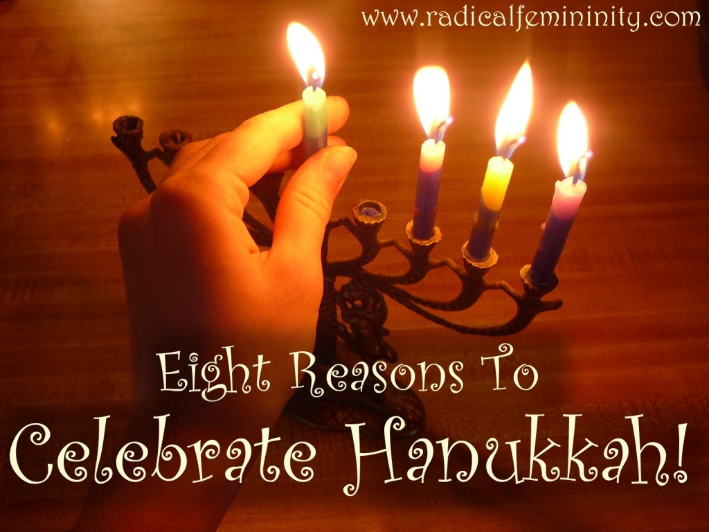 “I can’t wait until Hanukkah!” I overheard one of my sisters say, “Then we get latkes and jelly doughnuts!”