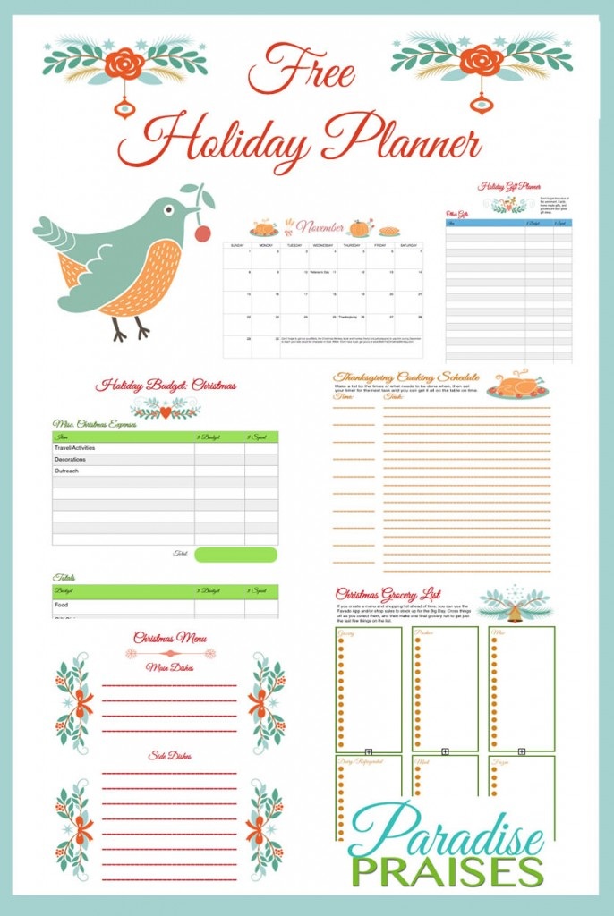 Looking for a cute and fun way to plan your holiday events, meals and shopping? This little printable planner pack has all that you need: November and December calendar, menu sheets and shopping lists, budget trackers and more! And best of all it’s FREE and there are some great holiday coupons inside!