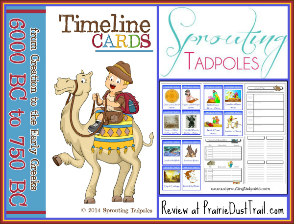 Timeline Cards: Creation to Early Greeks by Sprouting Tadpoles