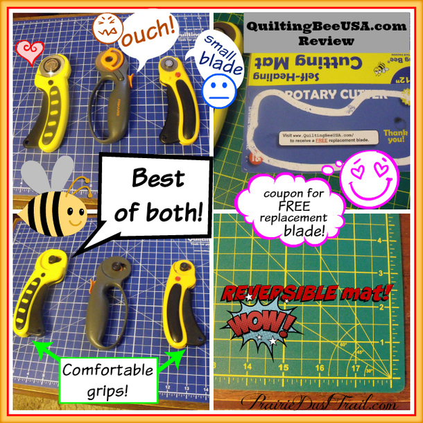 Quilting Bee USA comparison and review. NICE!